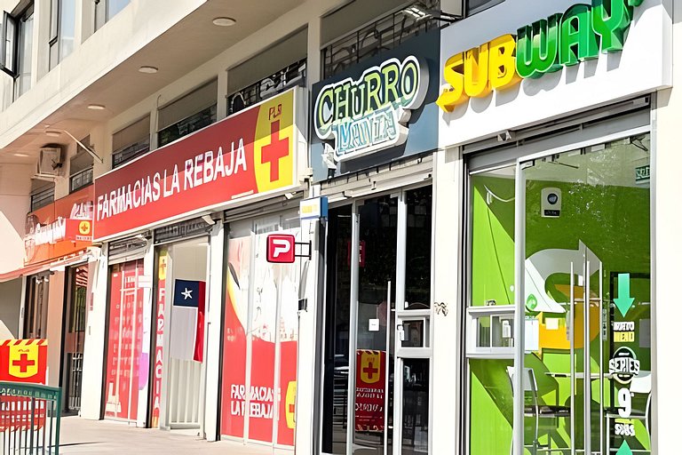 Moderno depto. en Santiago centro|A pasos de metro